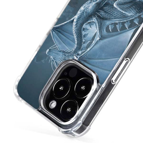 Silver Dragon by Vincent Hie iPhone 16 Pro MagSafe Case